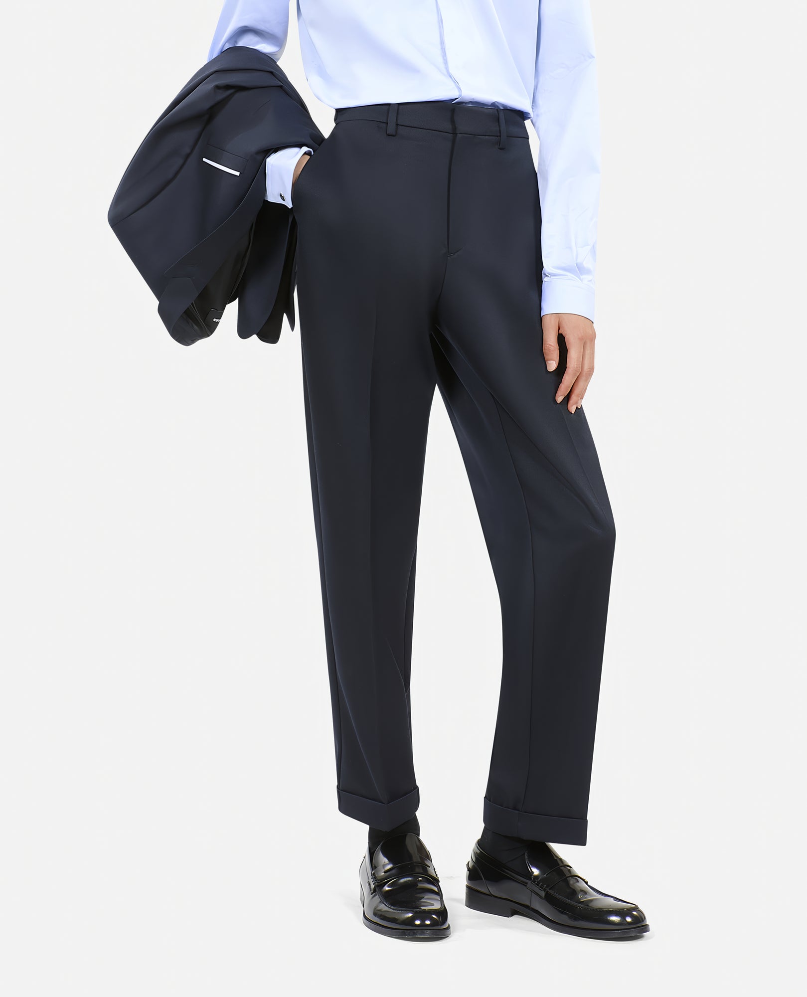 Blue Trousers | Men | Dark Navy