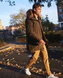 Oversized Parka | Men | Khaki