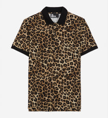 Print Polo | Men | Leopard