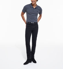 Gray Polo | Men | Anthracite Melange