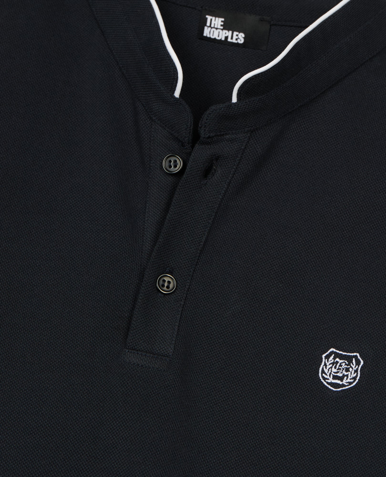 Pique Cotton Polo T-Shirt | Men | Navy Blue