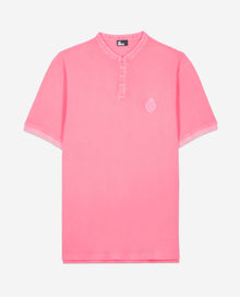 Piqué Cotton Polo T-Shirt | Men | Sweet Pink