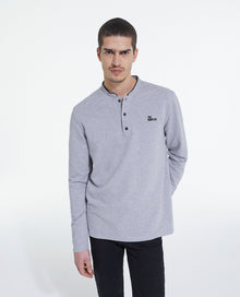 Gray Polo | Men | Grey Melange