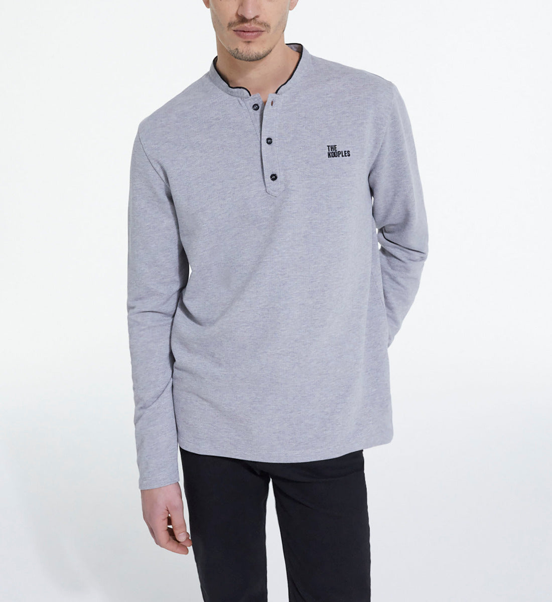 Gray Polo | Men | Grey Melange