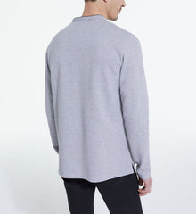 Gray Polo | Men | Grey Melange