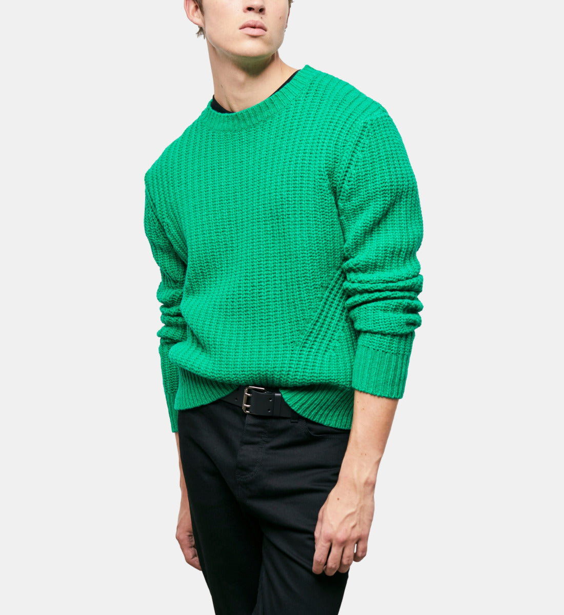 Knit Sweater | Men | Green