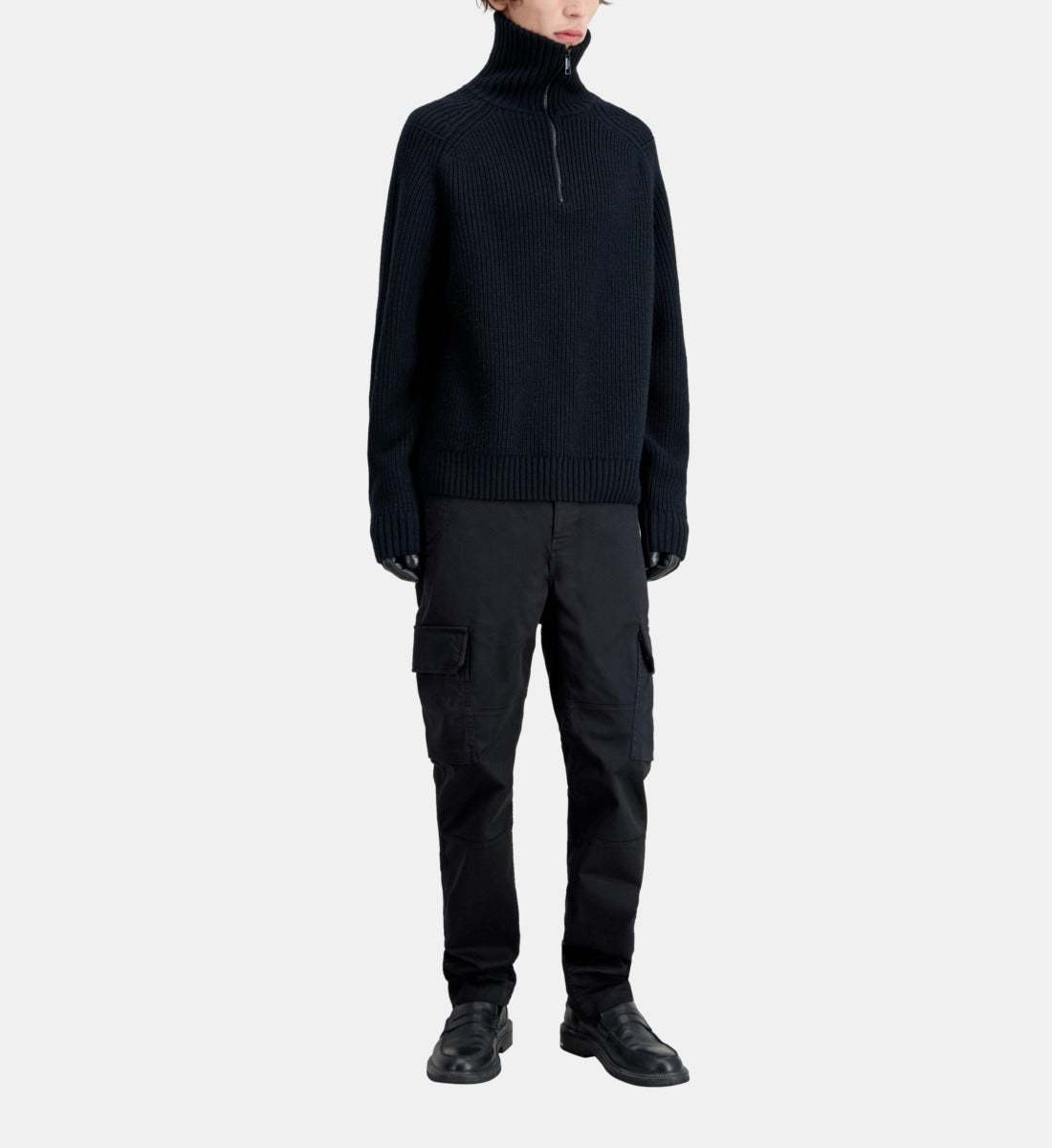 Wool Sweater | Men | Black