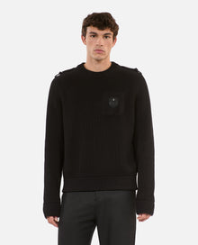 Cotton Sweater | Men | Black