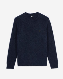 Mohair And Wool Sweater | Men | Navy Blue