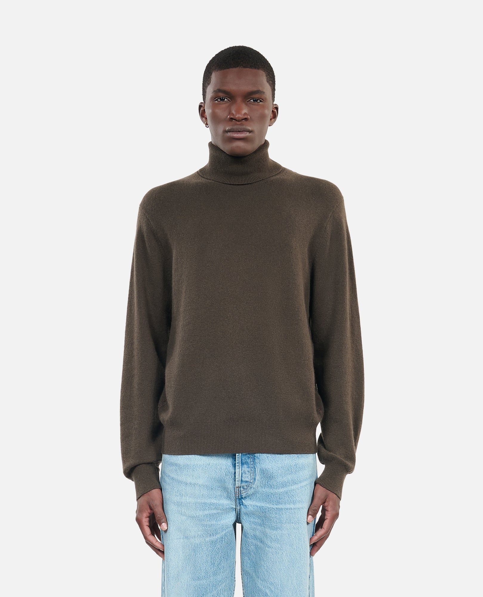 Cashmere Sweater | Men | Khaki