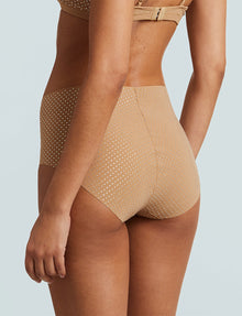 Party Starter High Rise Bikini::Crystal Buff::Back