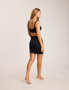 Classic Half Slip with Control Short::Black::Back