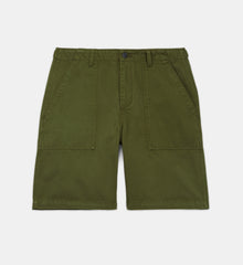 Long Cotton Shorts With Four Pockets | Men | Khaki