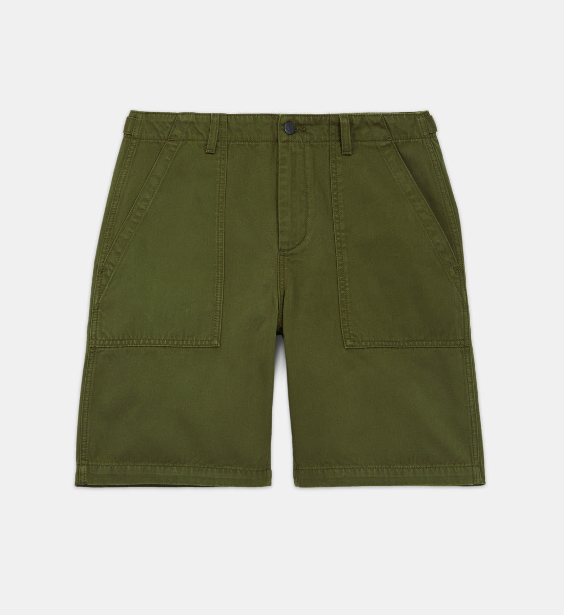 Long Cotton Shorts With Four Pockets | Men | Khaki