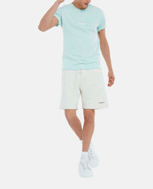 Fleece Shorts With Small Logo | Men | Ecru