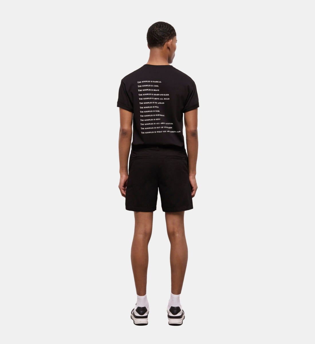 Short Cotton Shorts | Men | Black