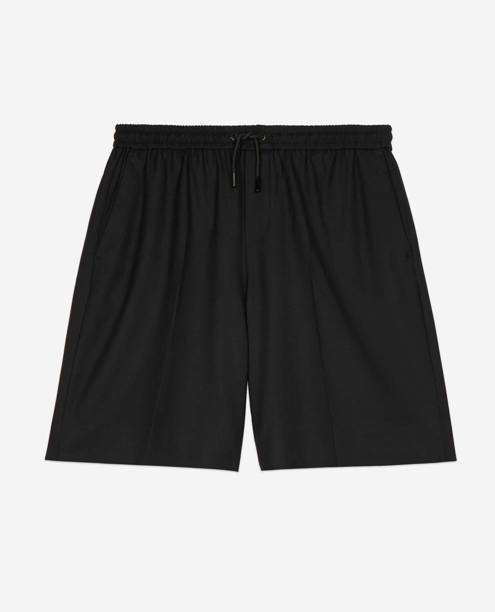 Wool Bermuda Shorts | Men | Black