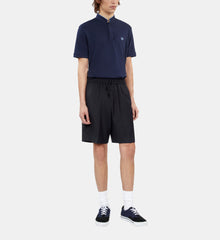 Blue Wool Bermuda Shorts | Men | Dark Navy