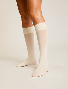 Ultimate Opaque Trouser Socks::Ivory::