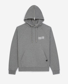 Flecked Gray Hoodie In Cotton With Logo | Men | Grey Melange