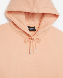 Coral Hoodie With Logo In Middle | Men | Prairie Sunset