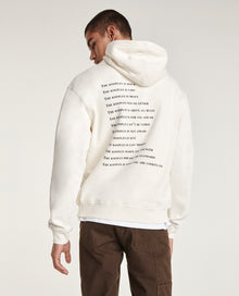 Sweatshirt With Screen Print What Is | Men | Ecru