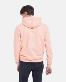 Cotton Hoodie With Logo On The Chest | Men | Pink