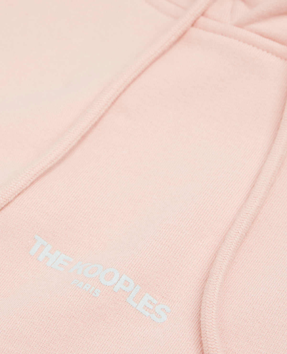 Cotton Hoodie With Logo On The Chest | Men | Pink