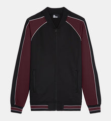 Red Zipped Sweatshirt | Men | Burgundy