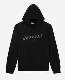 Leopard Print What Is Sweatshirt | Men | Black