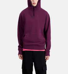 Burgundy Hoodie With Logo | Men | Bordeaux