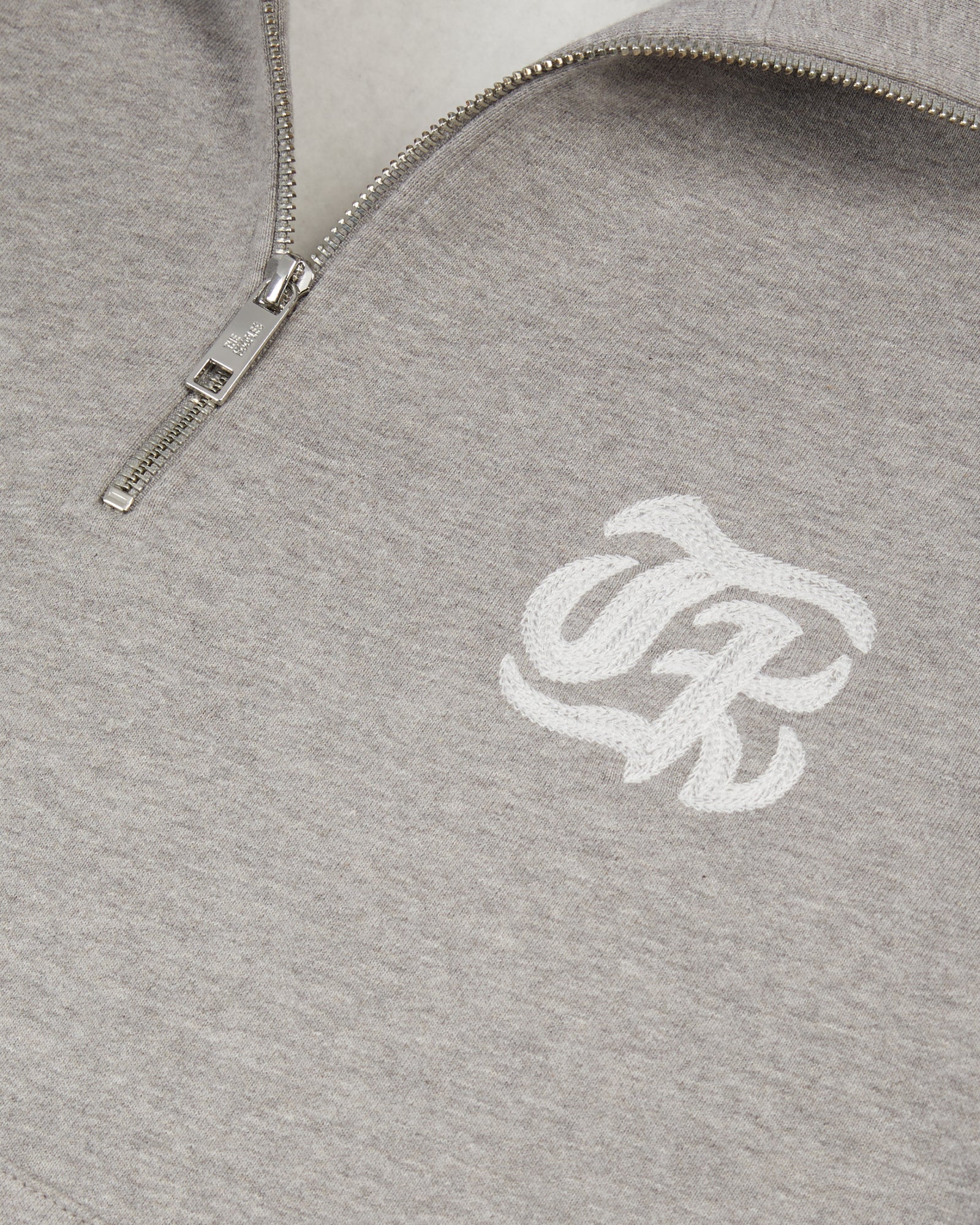 Grey Sweatshirt With Blazon Serigraphy | Men | Ardoise