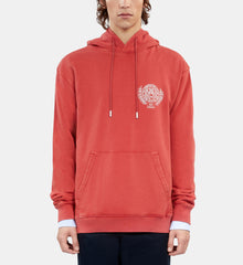 Sweatshirt With Blazon Serigraphy | Men | Red Brique