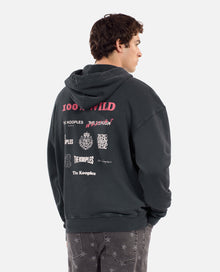 Serigraphy Sweatshirt 100% Wild | Men | Black Washed