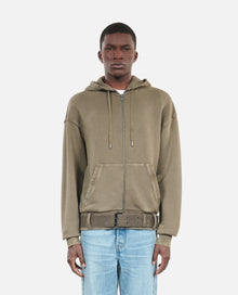 Khaki Hoodie | Men | Olive