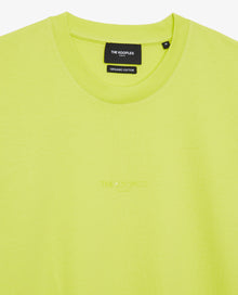 T-Shirt In Cotton W/Fluorescent Logo | Men | Yellow