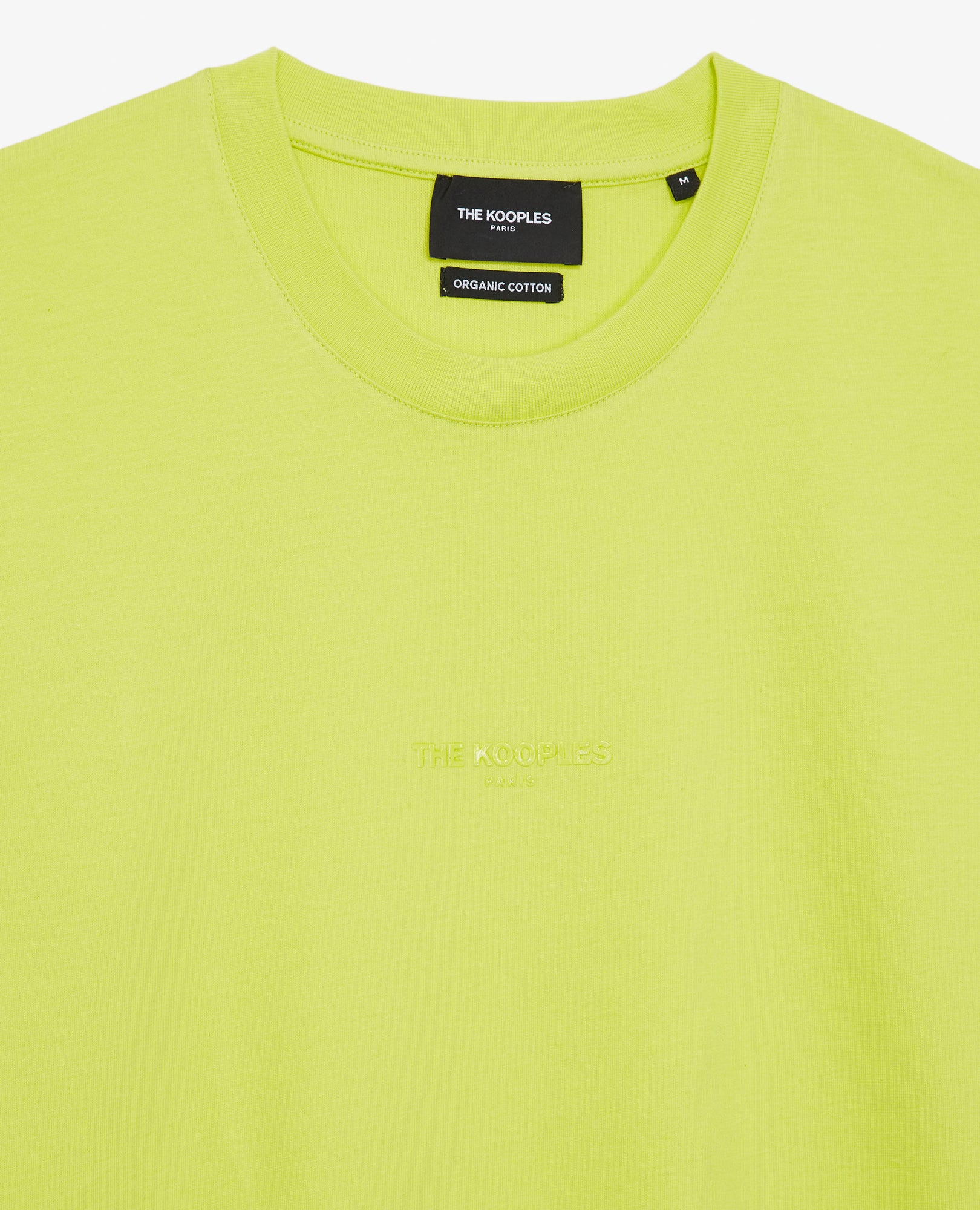 T-Shirt In Cotton W/Fluorescent Logo | Men | Yellow