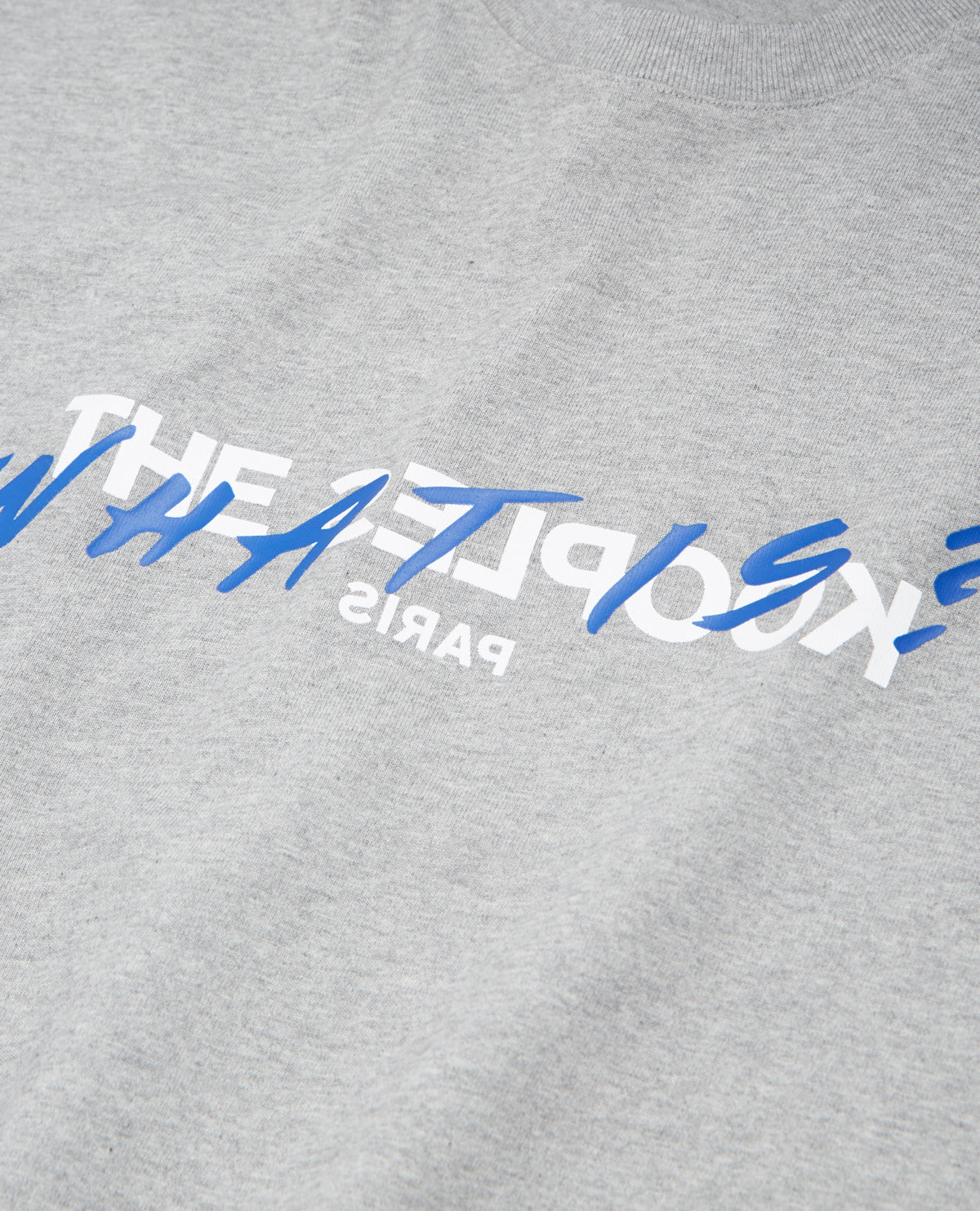 Gray Cotton T-Shirt With "What Is" Print | Men | Grey Melange