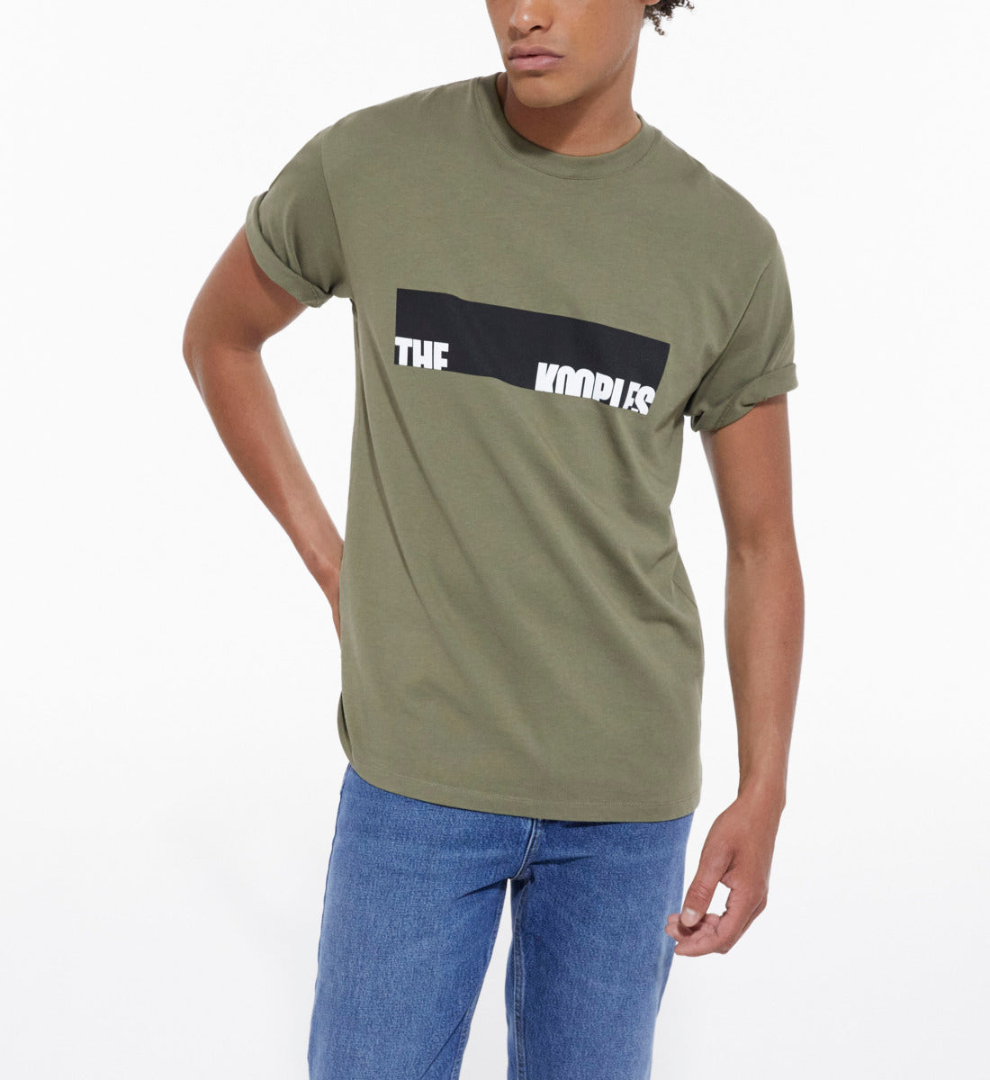 Khaki T-Shirt | Men | Olive Night