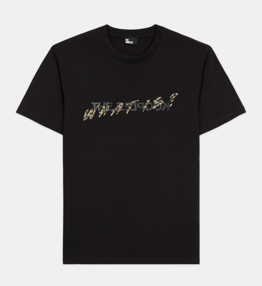 Leopard Print What Is T-Shirt | Men | Black