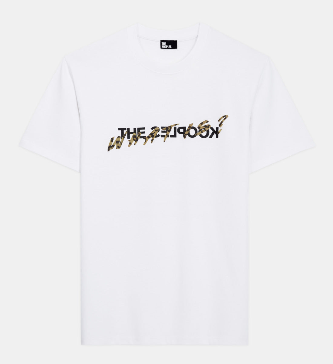 Leopard Print What Is T-Shirt | Men | Snow White