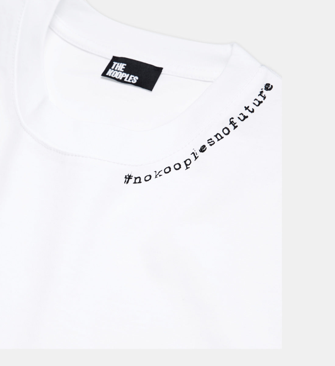 Logo T-Shirt #Nokooplesnofuture | Men | Snow White