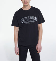 Gray T-Shirt | Men | Black Washed