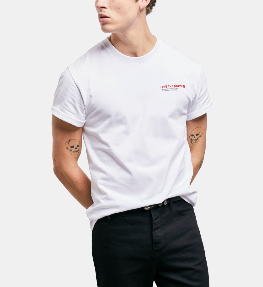 Love Kooples Whte T-Shrt | Men | White