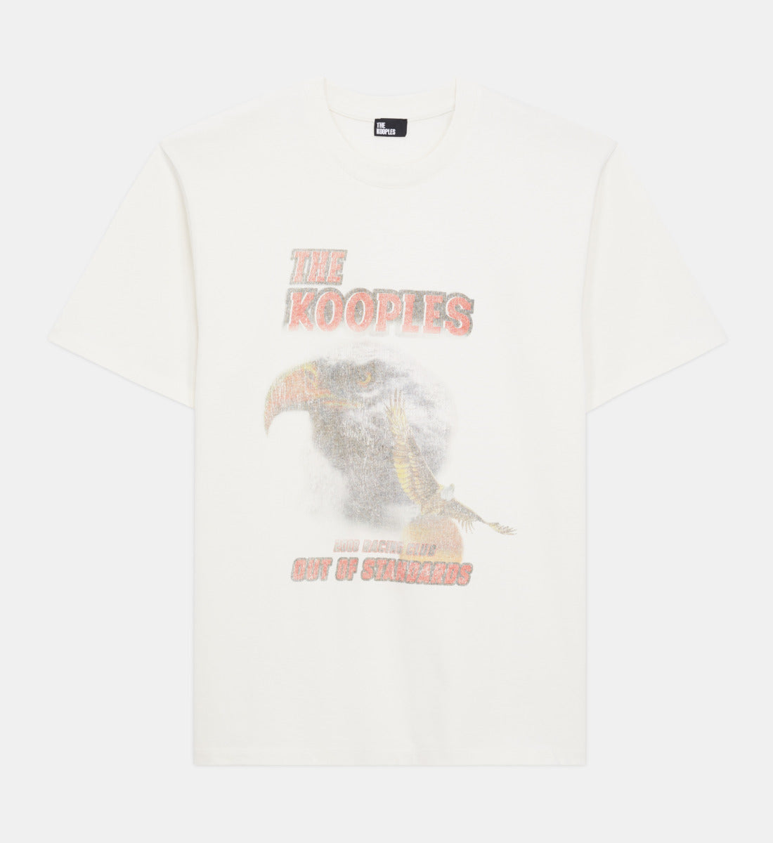 T-Shirt With Eagle Serigraphy | Men | Ecru