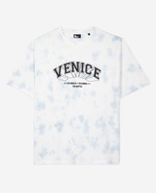 Gradient Sky Blue T-Shirt With Venice Serigraphy | Men | Lavender