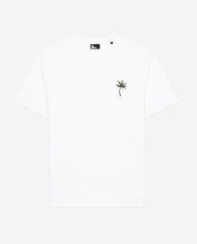 T-Shirt With Palm Tree Embroidery | Men | White