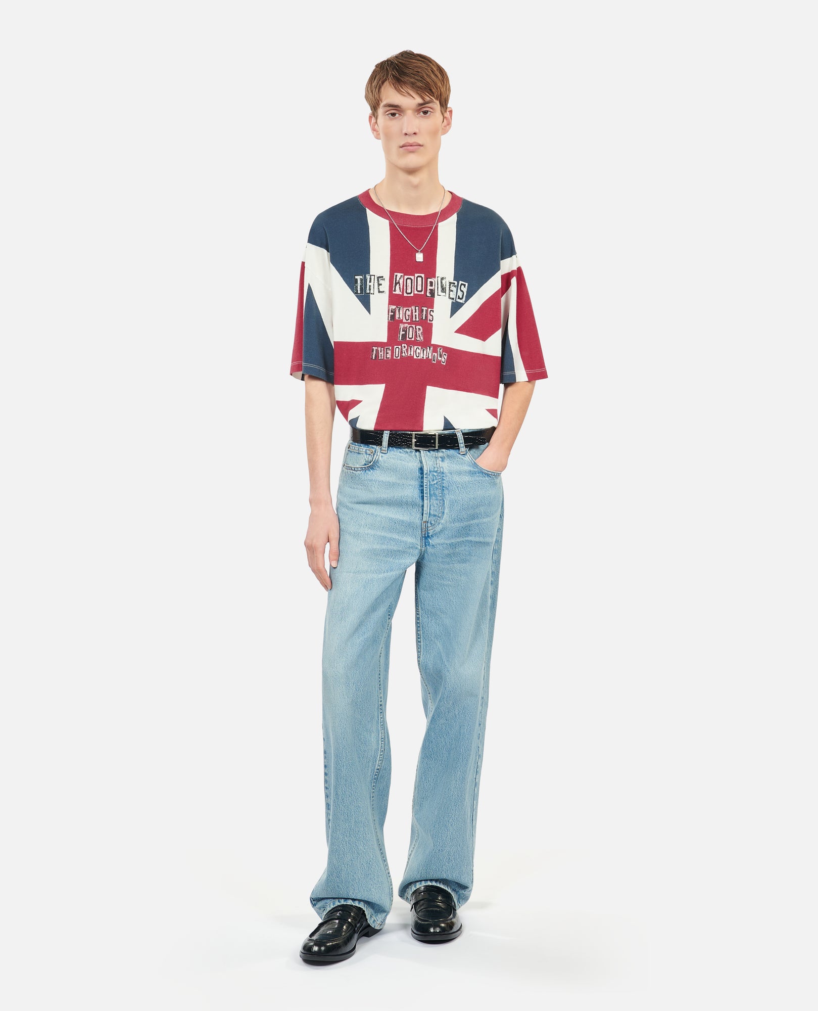 Uk Flag Printed T-Shirt | Men | Multicolorlor