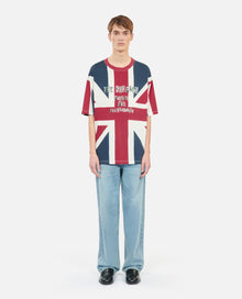 Uk Flag Printed T-Shirt | Men | Multicolorlor