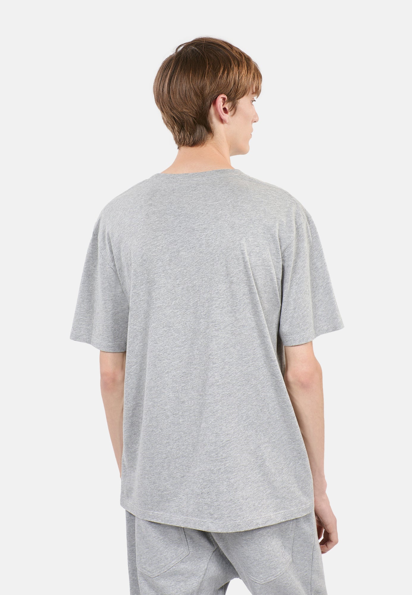 Blazon T-Shirt | Men | Grey Melange